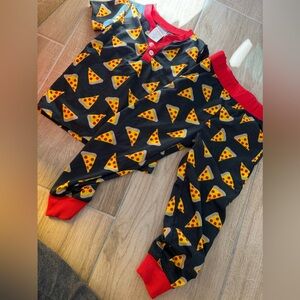 Topia Kids Pajama Set with Pizza Pattern